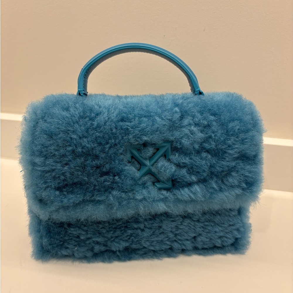 Off-White Blue Merino Jitney 1.4 Bag💙authentic